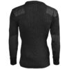 Suéter cuello alto negro de hombre ROUSS, vista posterior