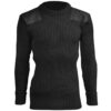 Suéter cuello alto negro de hombre ROUSS, vista frontal
