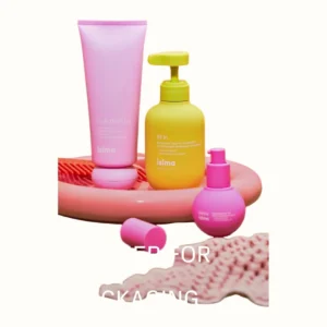 Set de cuidado capilar con acondicionador y crema para rizos
