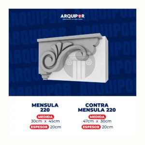 Ménsula decorativa clásica 220