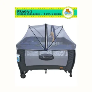 Corral para bebés Praga-1 con toldo mosquitero